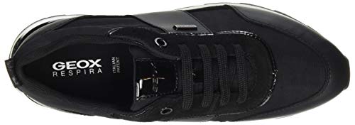 GEOX D NEW ANEKO B ABX AB BLACK Women's Trainers Low-Top Trainers size 41(EU)