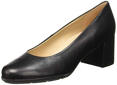 Geox D New Annya Mid A, Zapatos con Tacón Mujer, Negro (Black C9999), 38 EU