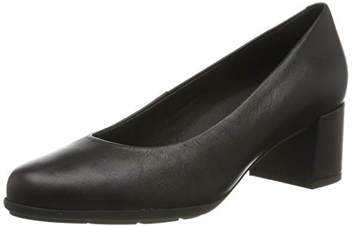 Geox D New ANNYA Mid A, Zapatos con Tacón para Mujer, Negro (Black C9997), 36,5 EU