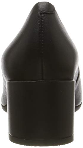 Geox D New ANNYA Mid A, Zapatos con Tacón para Mujer, Negro (Black C9997), 38,5 EU