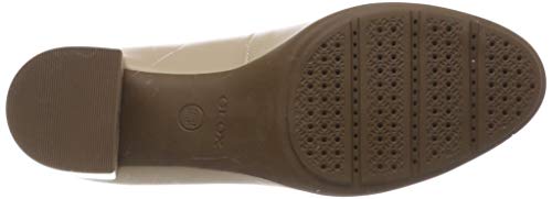 Geox D New ANNYA Mid A, Zapatos de Tacón Mujer, Beige (Lt Taupe C6738), 38 EU