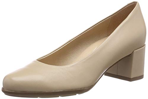 Geox D New ANNYA Mid A, Zapatos de Tacón Mujer, Beige (Lt Taupe C6738), 38 EU