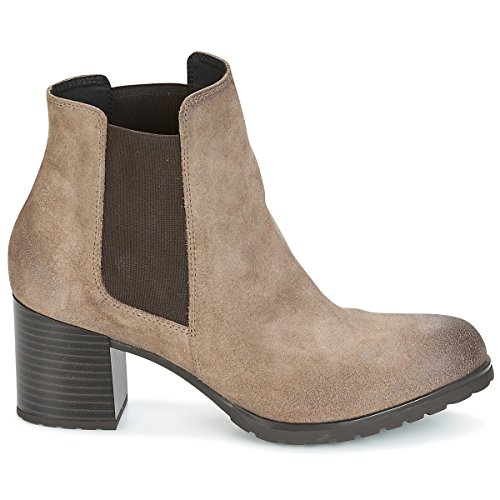 Geox D New Lise D, Botas Chelsea Mujer, Beige (Taupe), 41 EU
