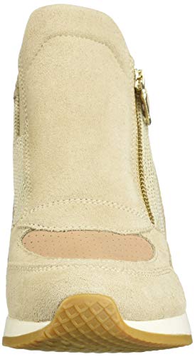Geox D Nydame A, Sneaker Mujer, Beige (Lt Taupe/Lt Gold Ch62l), 40 EU