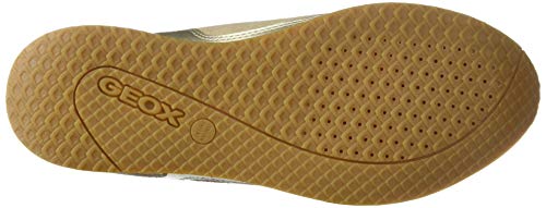 Geox D Nydame A, Sneaker Mujer, Beige (Lt Taupe/Lt Gold Ch62l), 40 EU