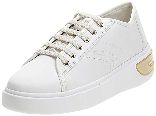 Geox D OTTAYA A, Zapatillas Mujer, Blanco (White C1000), 38 EU