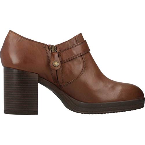 Geox D REMIGIA C, Zapatos de Tacón Mujer, Marrón (Brown C0013), 40 EU