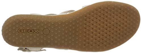 Geox D Sandal Vega A, Sandalias con Punta Abierta Mujer, Beige (Sand C5004), 41 EU