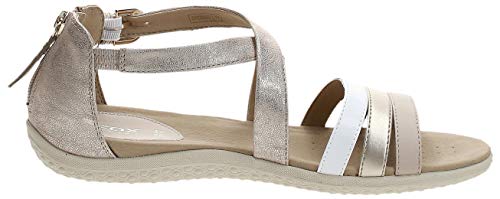 Geox D Sand.Vega D - Sandalias para mujer, color, talla 35 EU