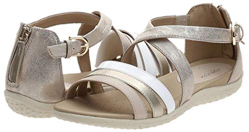 Geox D Sand.Vega D - Sandalias para mujer, color, talla 35 EU