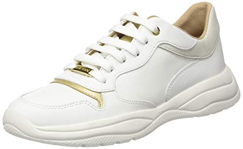 GEOX D SMERALDO A WHITE Women's Trainers Low-Top Trainers size 37(EU)