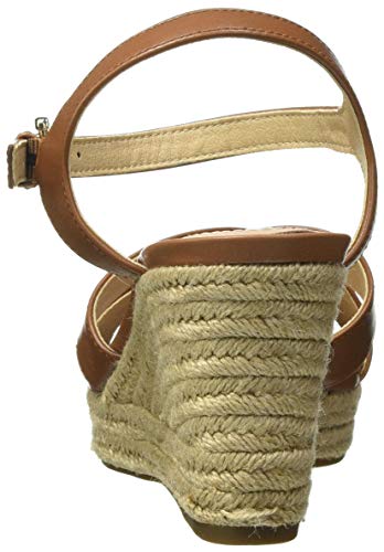 Geox D Soleil A, Sandalias de cuña Mujer, coñac, 36.5 EU