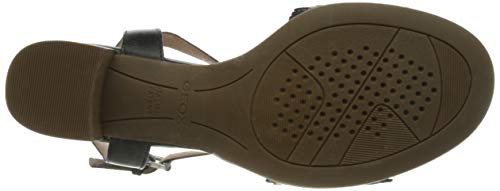Geox D Sozy Mid A, Sandalias con tacón. Mujer, Dorado, 39 EU