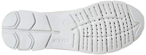 Geox D Sukie A, Zapatillas Mujer, Blanco, 35 EU