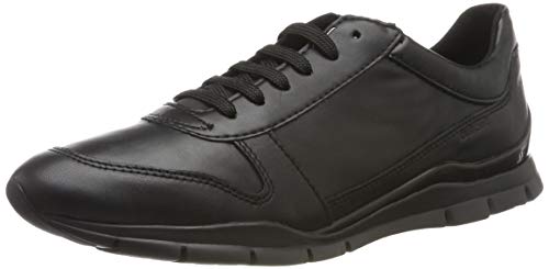 Geox D Sukie C, Zapatillas Mujer, Negro (Black C9999), 38 EU