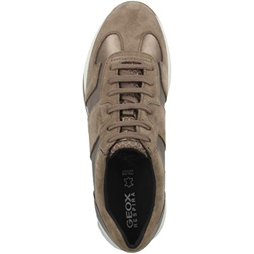 GEOX D SUZZIE B LEAD/DK BEIGE Women's Trainers Low-Top Trainers size 36(EU)