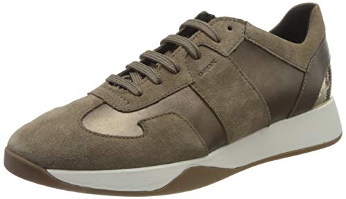 GEOX D SUZZIE B LEAD/DK BEIGE Women's Trainers Low-Top Trainers size 42(EU)