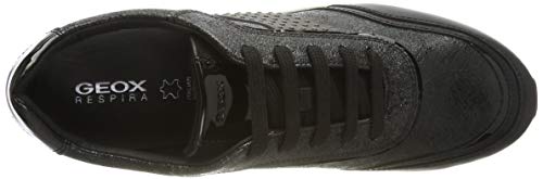 Geox D TABELYA A, Zapatillas Mujer, Negro (Black C9999), 37 EU