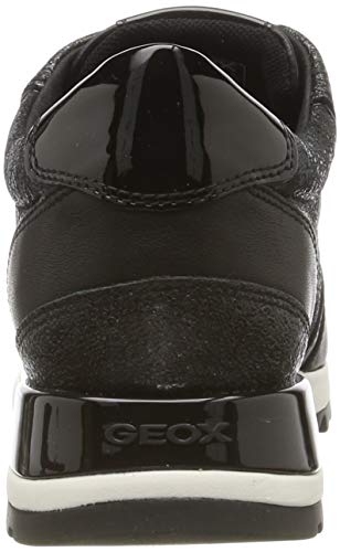 Geox D TABELYA A, Zapatillas Mujer, Negro (Black C9999), 37 EU