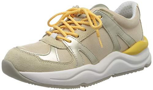 Geox D TOPAZIO A, Zapatillas Mujer, Beige (Lt Taupe/Sand Ch65z), 39 EU