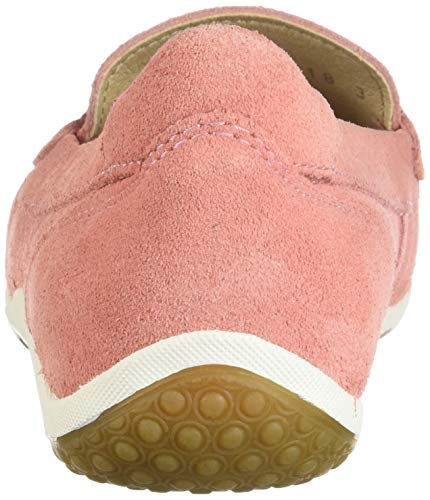 Geox D Vega Moc A, Mocasines Mujer, Rojo (Coral C7008), 39 EU