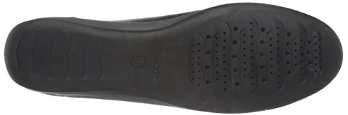 Geox D Yuki A, Mocasines Mujer, Grau (BLACK/ANTHRACITEC9270), 37 EU