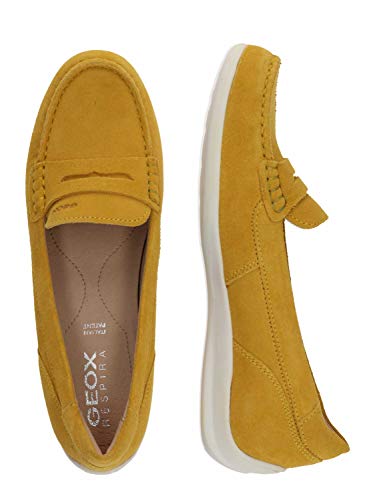 Geox D Yuki B - Pantuflas para mujer, color Amarillo, talla 39 EU