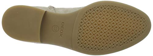Geox Donna Brogue A, Botas Chelsea Mujer, Beige (Lt Taupe), 40 EU