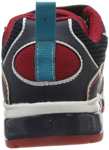 Geox J Android Boy C, Zapatillas Deportivas Niños, Azul (Navy/Red C0735), 31 EU