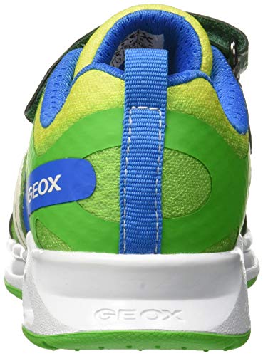 Geox J Dakin Boy A, Zapatillas Niños, Verde (Green/Sky C3316), 27 EU