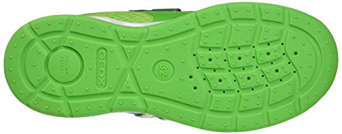 Geox J Dakin Boy A, Zapatillas Niños, Verde (Green/Sky C3316), 27 EU