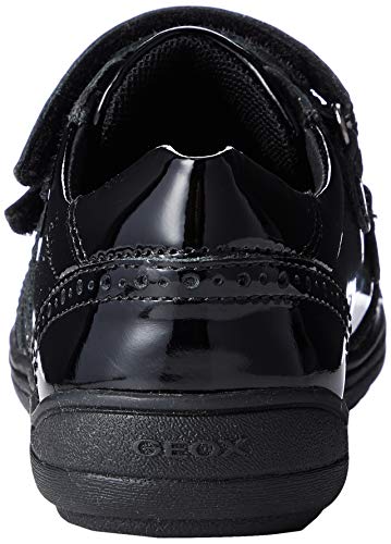 Geox J HADRIEL Girl G, School Uniform Shoe Niñas, Negro (Black C9999), 27 EU
