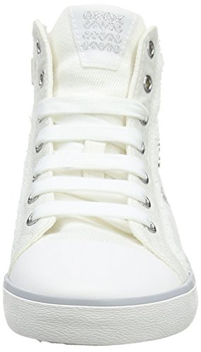 Geox J Kilwi Girl C, Zapatillas Altas Niños, Blanco (White), 30 EU