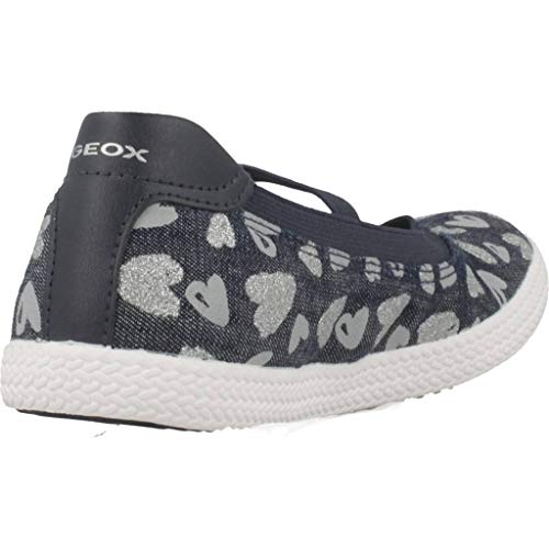 Geox J Kilwi Girl J, Bailarinas Niñas, Azul (Avio/Silver C4138), 27 EU