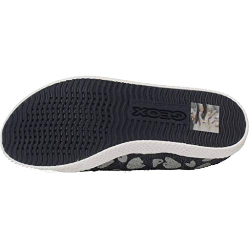 Geox J Kilwi Girl J, Bailarinas Niñas, Azul (Avio/Silver C4138), 27 EU
