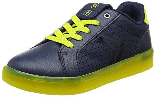Geox J KOMMODOR Boy B, Zapatillas Hombre, Azul (Navy/Lime), 38 EU