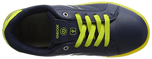 Geox J KOMMODOR Boy B, Zapatillas Niños, Azul (Navy/Lime), 29 EU