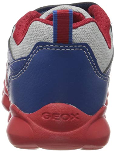 Geox J MUNFREY Boy C, Zapatillas Niños, Azul (Royal/Red C0833), 26 EU