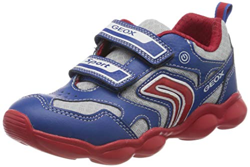 Geox J MUNFREY Boy C, Zapatillas Niños, Azul (Royal/Red C0833), 26 EU