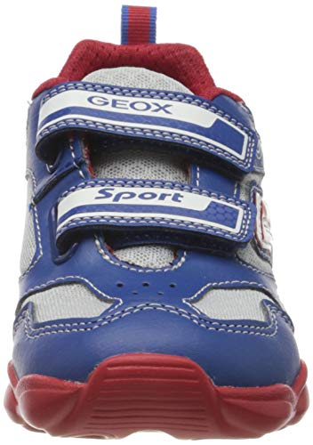 Geox J MUNFREY Boy C, Zapatillas Niños, Azul (Royal/Red C0833), 26 EU