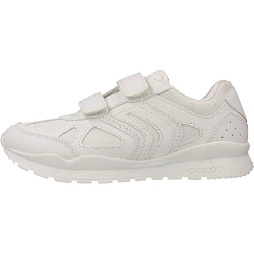 Geox J Pavel C, Zapatillas Niños, Blanco, 36 EU