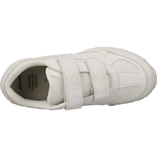 Geox J Pavel C, Zapatillas Niños, Blanco, 36 EU