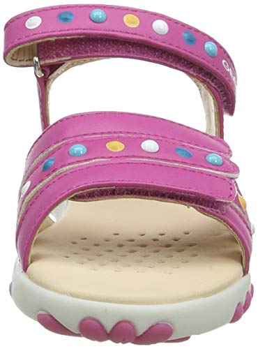 Geox J Sandal Haiti Girl, Sandalia, Fucsia, 31 EU
