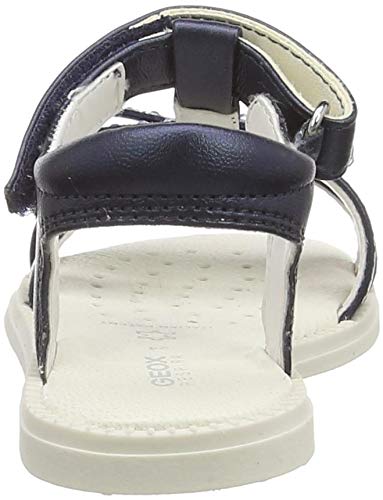 Geox J Sandal Karly Girl, Plana. Bebé-Niñas, Azul Marino, 24 EU