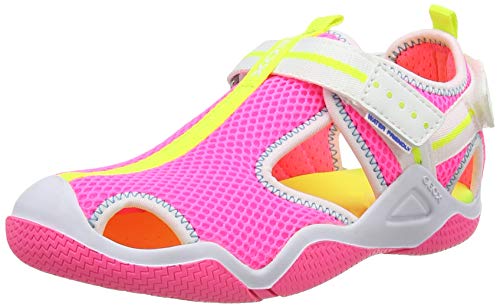 Geox J Wader Girl A, Fisherman Sandal, Fluo Fucsia White, 38 EU