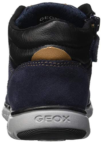 Geox J Xunday Boy A, Chukka Boots Niños, Azul (Navy/Black C0045), 32 EU