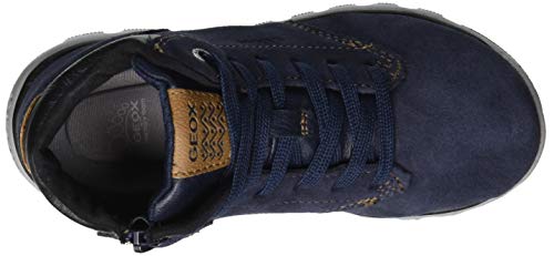 Geox J Xunday Boy A, Chukka Boots Niños, Azul (Navy/Black C0045), 32 EU