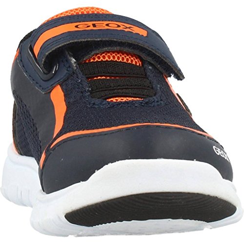 Geox J Xunday Boy B, Zapatillas Niños, Azul (Navy/Orange), 28 EU