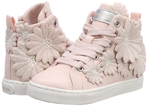Geox JR CIAK Girl L, Zapatillas Altas Niñas, Rosa (Light Rose), 31