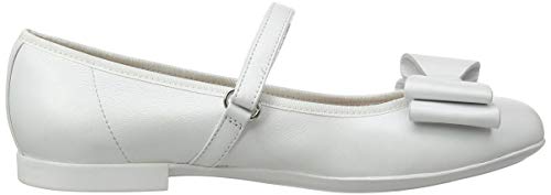 Geox JR Plie' B, Bailarinas Mujer, Blanco (White C1000), 38 EU